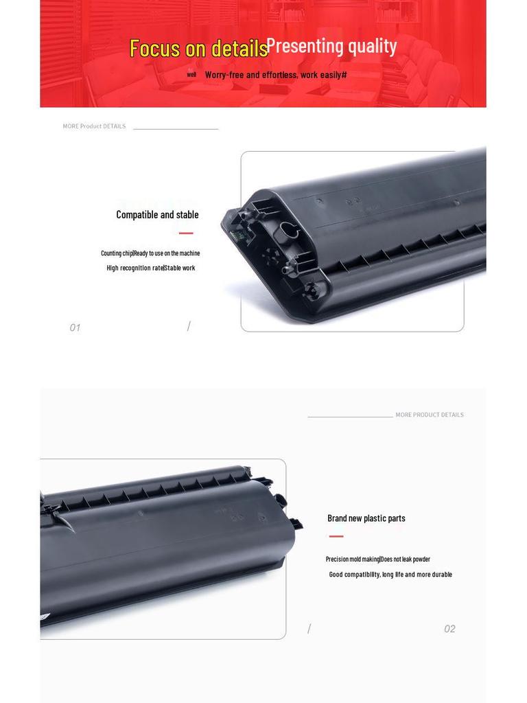 Applicable Sharp BP-700CT Toner Cartridge for Models M4552R, M4582D, M5552R, M5582D, M6552R