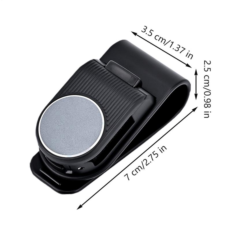 Sunglass Holder For Car Eyeglass Hanger Clip Visor Accessories Gadgets Sunglasses Mount Ticket Card Organizer For Commute Travel