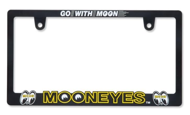 [Set of 2] MOONEYES 3D Number Plate Frame, Mooneyes Dress-Up, Compliant with New Standards