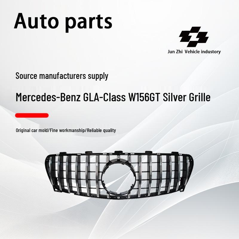 GT Silver Grille for 2017-2019 Mercedes-Benz GLA-Class W156