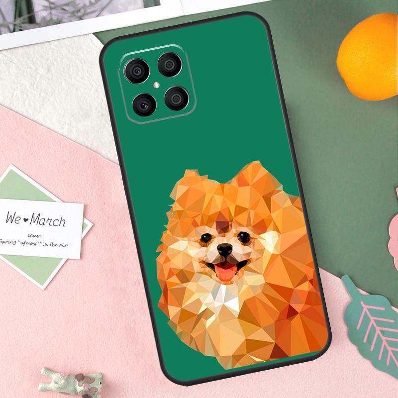 Cartoon Zwergspitz Hund Hülle Für Honor 200 Lite 50 70 90 X9b X9a X8b X8a X8 X9 X9c Honor Magic 7 Pro 5 6 Lite Abdeckung