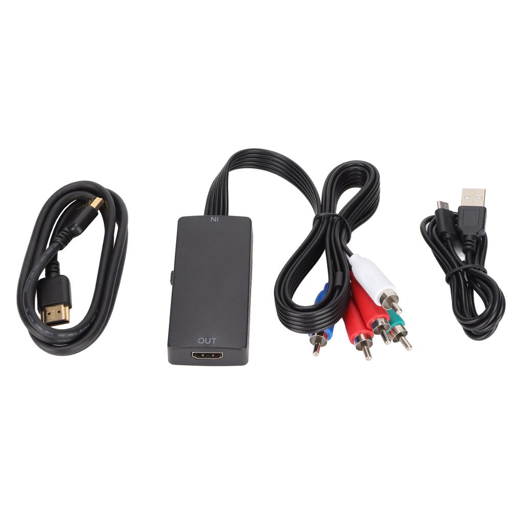 YPbPr to HD Multimedia Interface Adapter Component 1080P AV Converter for DVD HDTV Monitor