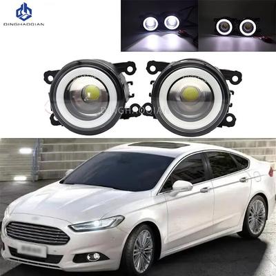 2 Stück Auto Nebelscheinwerfer LED Angel Eye DRL Tagfahrlicht H11 12V Hohe Helligkeit Für Ford Mondeo Fusion 2013 2014 2015 2016