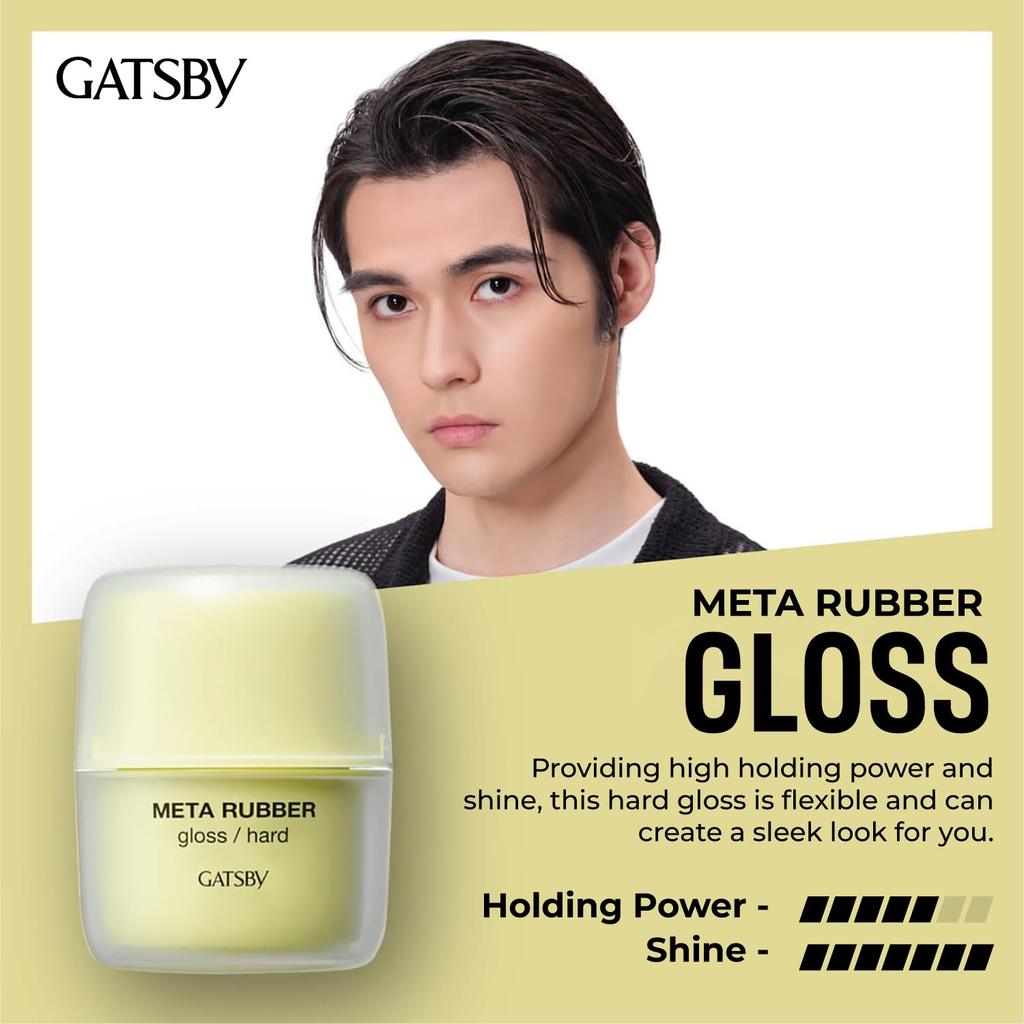 Gatsby Metalubber Gloss Hard Wax for 70g [Hair Men]