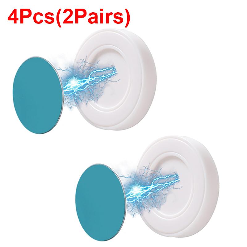 2/24Pcs Magnetic Hooks Wall Mount Strong Magnet Remote Control Holder Key Fridge Sticker Storage Hooks Home Decor Organizer Hook