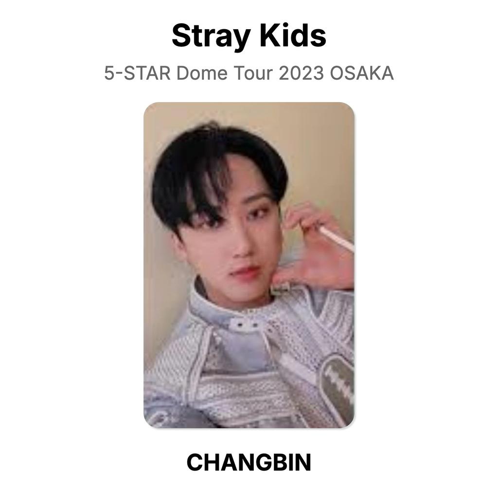 Stray Kids 5-STAR Dome Tour 2023 OSAKA Official Photocard