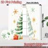 2pcs,Curtains Christmas Tree Gifts Snowflakes_b Modern Curtains&Window Treatment Machine Washable Fabric Curtains Decorations