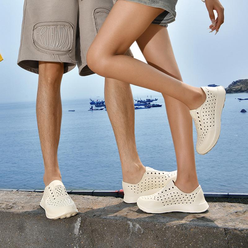 Rutschfeste Hohl-Sommersandalen für Damen und Herren - Weiche Sohle, Lässige Outdoor-Strandschuhe