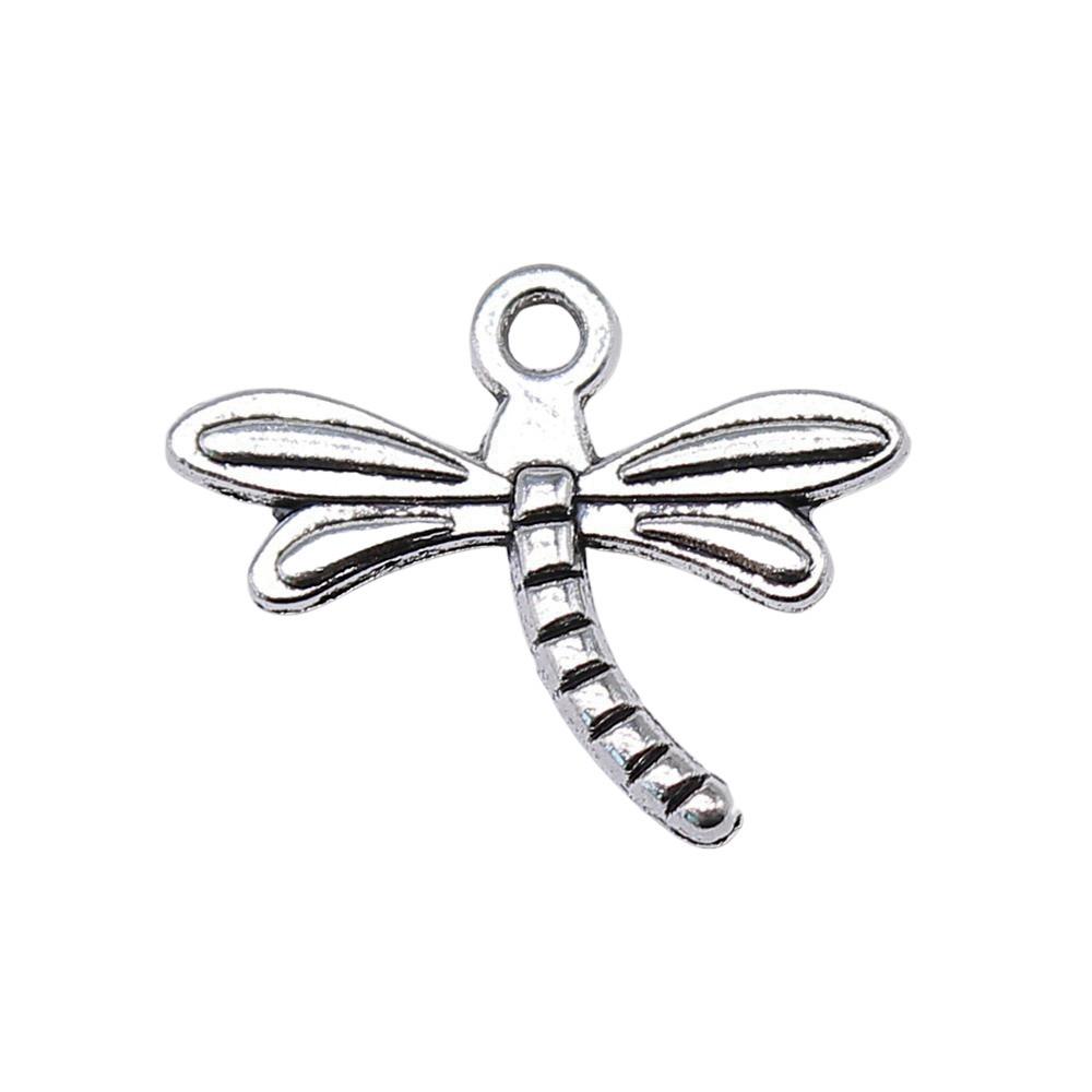 Dragonfly Charms Vintage Alloy Pendants For Insect Themed Handmade Jewelry Supplies