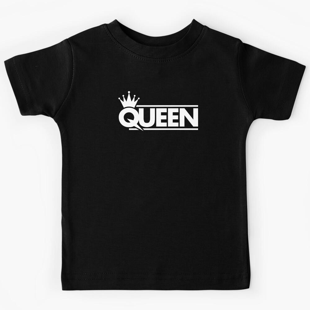QUEEN with Crown Kids T-Shirt 100
