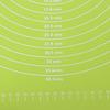 64x45cm High Temperature Resistant Non-Stick Silicone Dough Mat with Scale Baking Tool(Green )