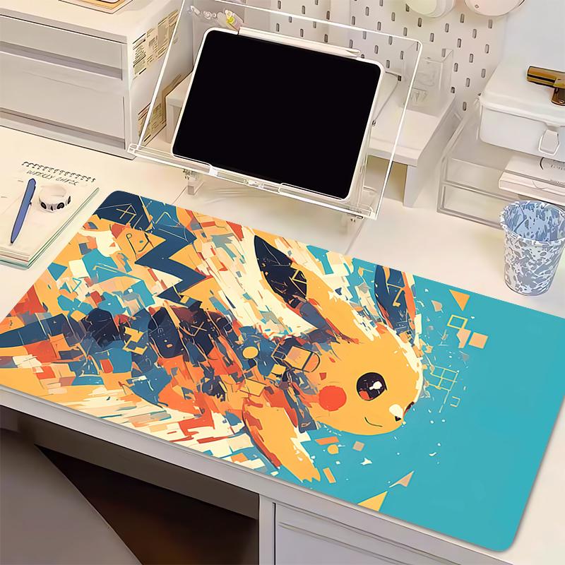 

Rubber Mouse Pad Gamer Large Computer Notebook Pc Rubber P-Pokemon Pikachu Mousepad Carpet Gaming Accessories Keyboard Desk Mat 30x60x0.2cm