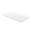 Serving Tray Rectangle Glass Platter Elegant Ample Capacity Stable Pattern Serving Dish for Dinner P