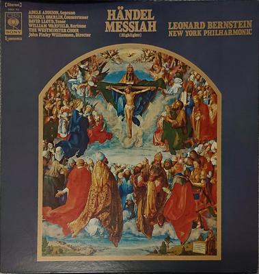 LP Record LEONARD BERNSTEIN - Handel Messiah (Highlights) SOCL80 CBS/Sony - Japan Classical Used