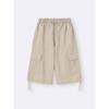 Gu By Uniqlo Linen Blend Cargo Short Pants+ec