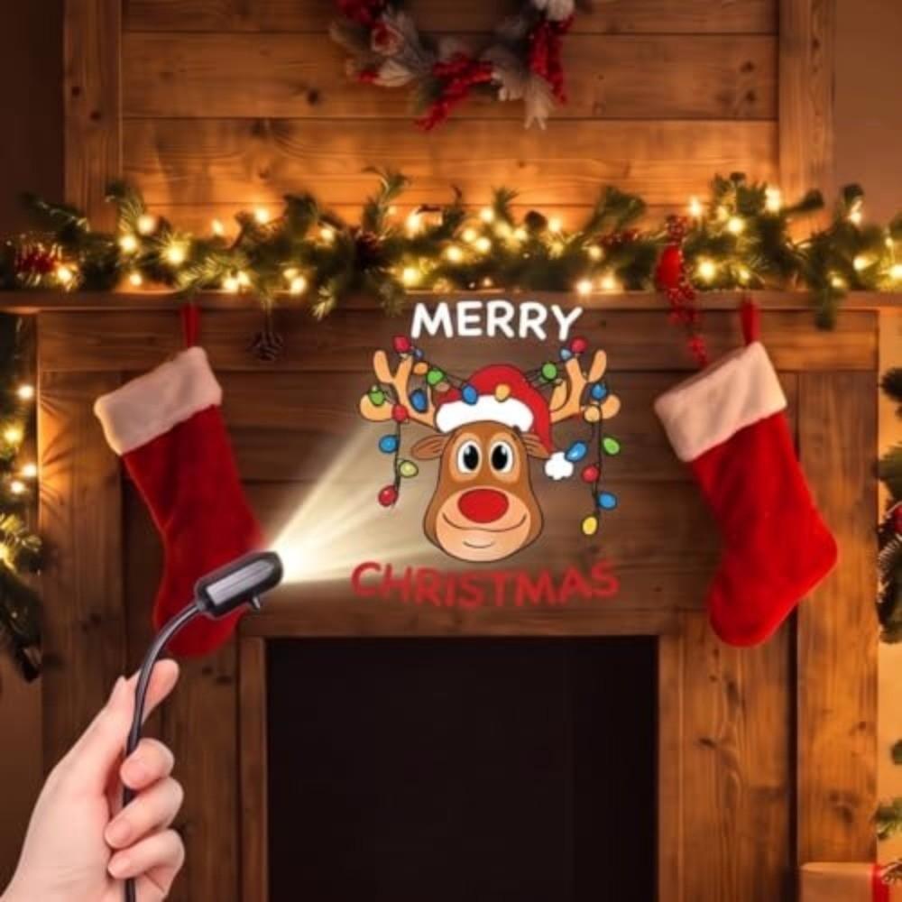 Multiple Scenes Festive Scene Projector HD Resolution Night Light Projector  Christmas Decoration