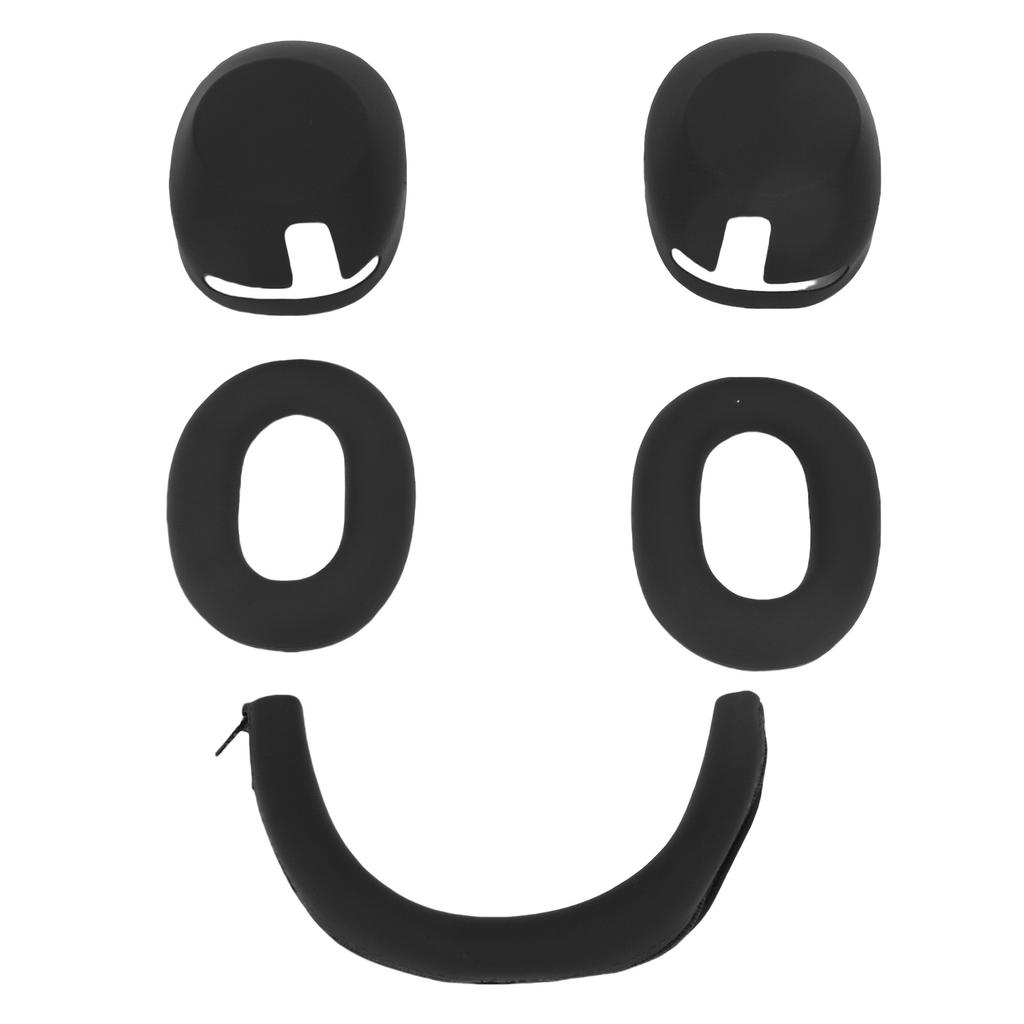 Silicone Case Cover Fit for WH-1000XM6 Wireless Headphones Earpad Covers Headband Cover Protector Washable Soft Headphone Accessories