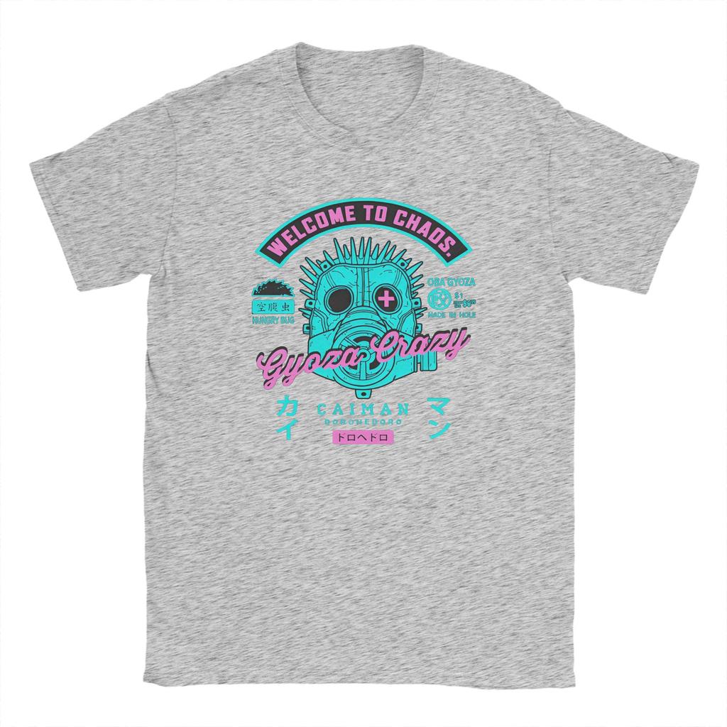 Anime Dorohedoro Kaiman    Manga T-Shirt Sommer Manga Hip Hop T-Shirts Herren 100 Baumwoll-Tees Kurzarm Y2K Basic-T-Shirt