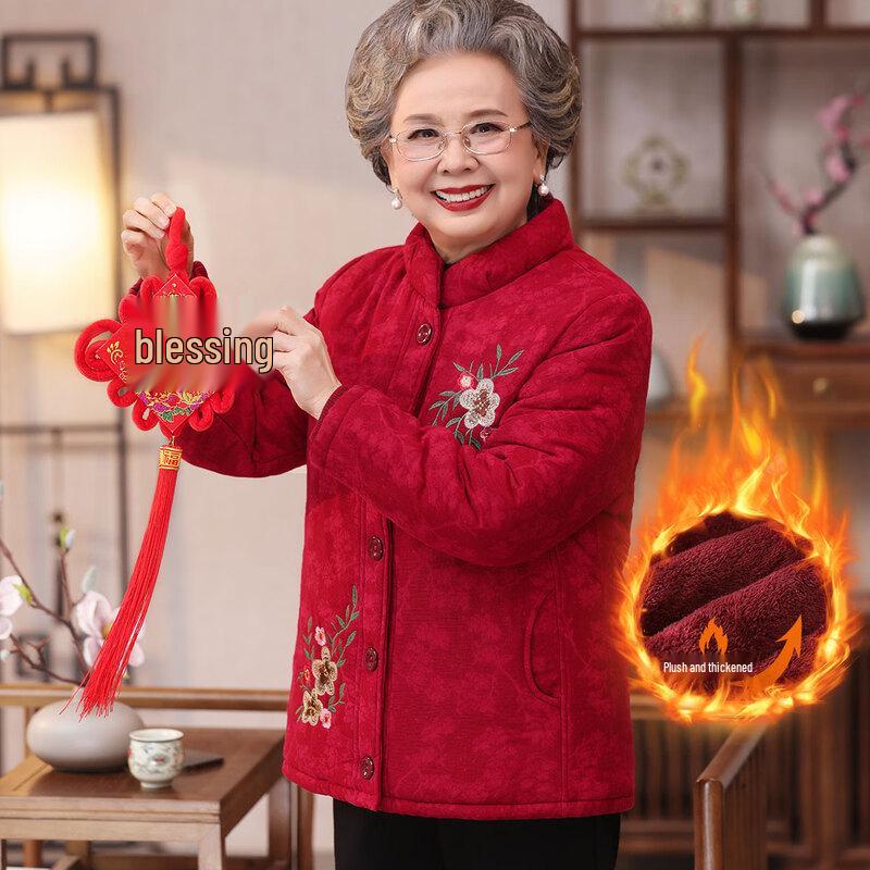 

YUZHAOLIN Women s Floral Padded Winter Jacket 5XL