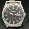 AUTOMATIC VINTAGE SEIKO JAPAN 6309A MENS BLACK COLOR DIAL WATCH a700417-5 R203-a700417