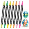 24-Pack  Acrylic Paint Markers Vibrant Color Assortment Dual-Tip Quick Dry Non Toxic for Kids Adult