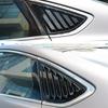 For Ford Mondeo Fusion 2013-2018 Car Rear Louver Window Side Shutter Cover Trim Sticker Vent Scoop ABS Carbon Fiber Accessories