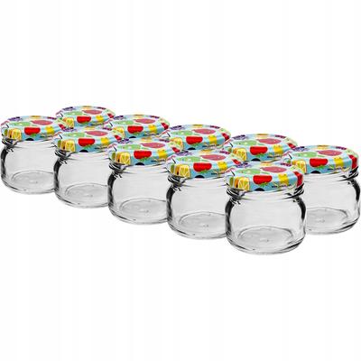 Glass Jar with Screw Cap TO Fi43 30ml 10 Pcs