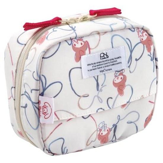 Sanrio Characters Wpc. Patterns Water-Repellent Square Pouch Butterfly Ribbon Off (My Melody)