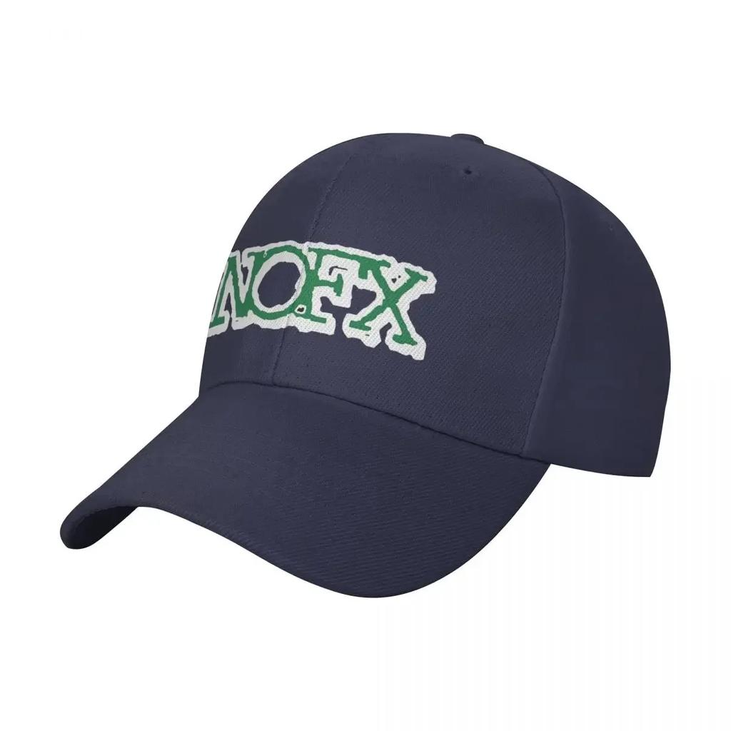 aNOFX No Fx Punk Rock Band Logo Music Baseball Cap Adult Hip-Hop Sun Caps Nofx Hats Adjustable Polyester Trucker Cap Spring Hats