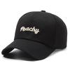 Peachy Alphabet Embroidery Baseball Cap Peaked Caps Breathable Solid Gift Color