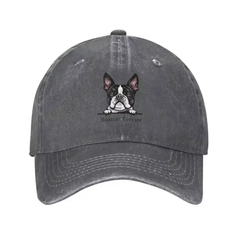 Neue Klassische Unisex Hundeblick Jack Russell Terrier Baseballkappe für Erwachsene Haustier Tier Verstellbare Papa Mütze für Männer Frauen Hip Hop Adjustable&>8Y gray