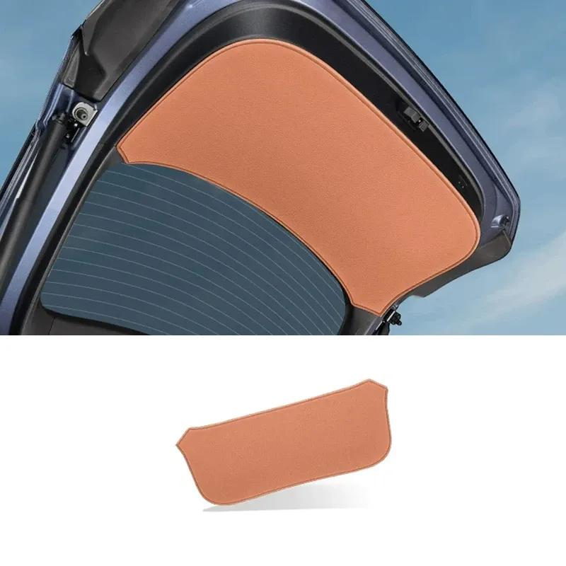 For BYD Sealion 7 Sea Lion 07 EV 2024 2025 Rear Trunk Door Leather  Protective Sticker Anti-dirty Protection Mat Accessories