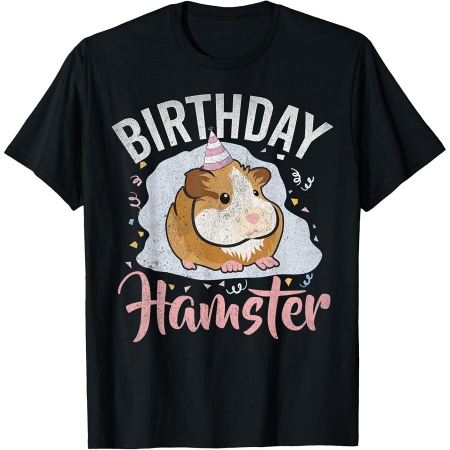 

Hamster Birthday Party Birthday Hamster T-Shirt XXXXXL чёрный