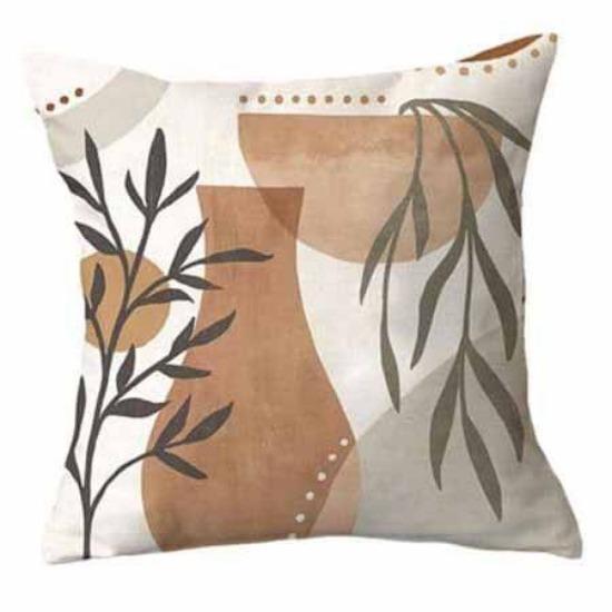 Nordic Abstract Flower Pillowcase Morandi Light Luxury Home Sleeping Pillow Cushion Cover