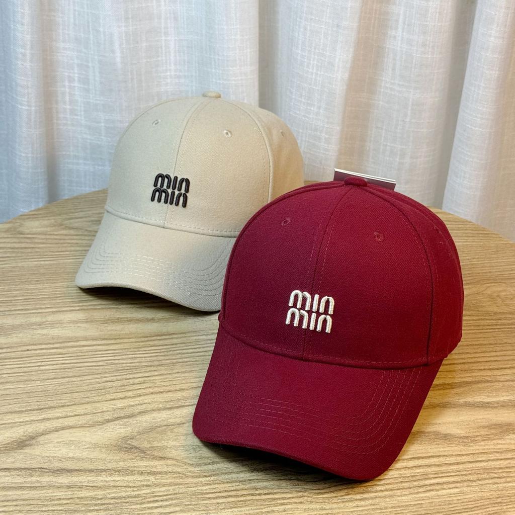 Autumn and Winter Baseball Cap Korean Version Embroidered Fashionable Casual Hard Top Versatile Face Showing Small Trendy Brand Peaked Cap for Women
