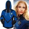 Zip Fantastic Four Hoodie Sweatshirt Sweater Unisex Cosplay Costume Coat Tops