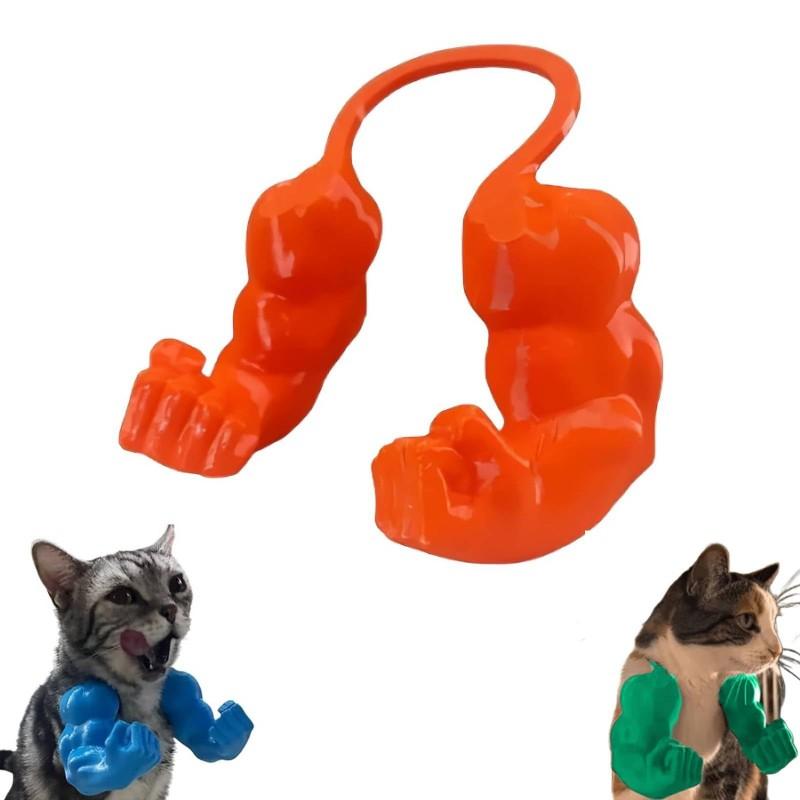 Cat Muscle Arm 3D Printed Superhero Cosplay Cat Neck Arm with Muscle for Kitten Cat Halloween Costume Accessories