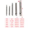 5 Stück abgebrochener Gewindebohrer-Extraktor Sechskant-Doppelkopf-Schraubstock-Gewindebohrer-Extraktor -M10 Gewindebohrer-Schlüssel Beschädigter Schraubstock-Gewindebohrer-Entferner Bohrer