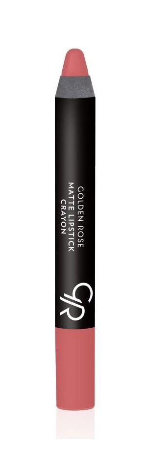 Crayon rouge à lèvres mat couleur rose doré pomadka matowa w kredce nr 13 3,5g