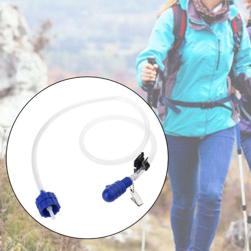 Water Bottle Drinking Tube with Double Adapter Hydrations Drinking Tube Water Bottle Tube for Camping, Cycling, Hiking