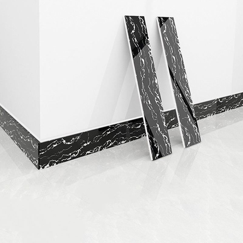 1Pc Wall Panels Line Sticker Strong Adhesive DIY Wallpaper Skirting Home Decoration Waterproof PVC Self Adhesive Imitation Marble