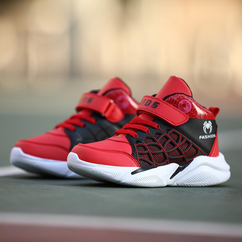 Boys' Sneakers 2025 Spring And Autumn Outdoor Elementary School Boys' Middle-Aged Children's Shoes Casual And Comfortable Prints
