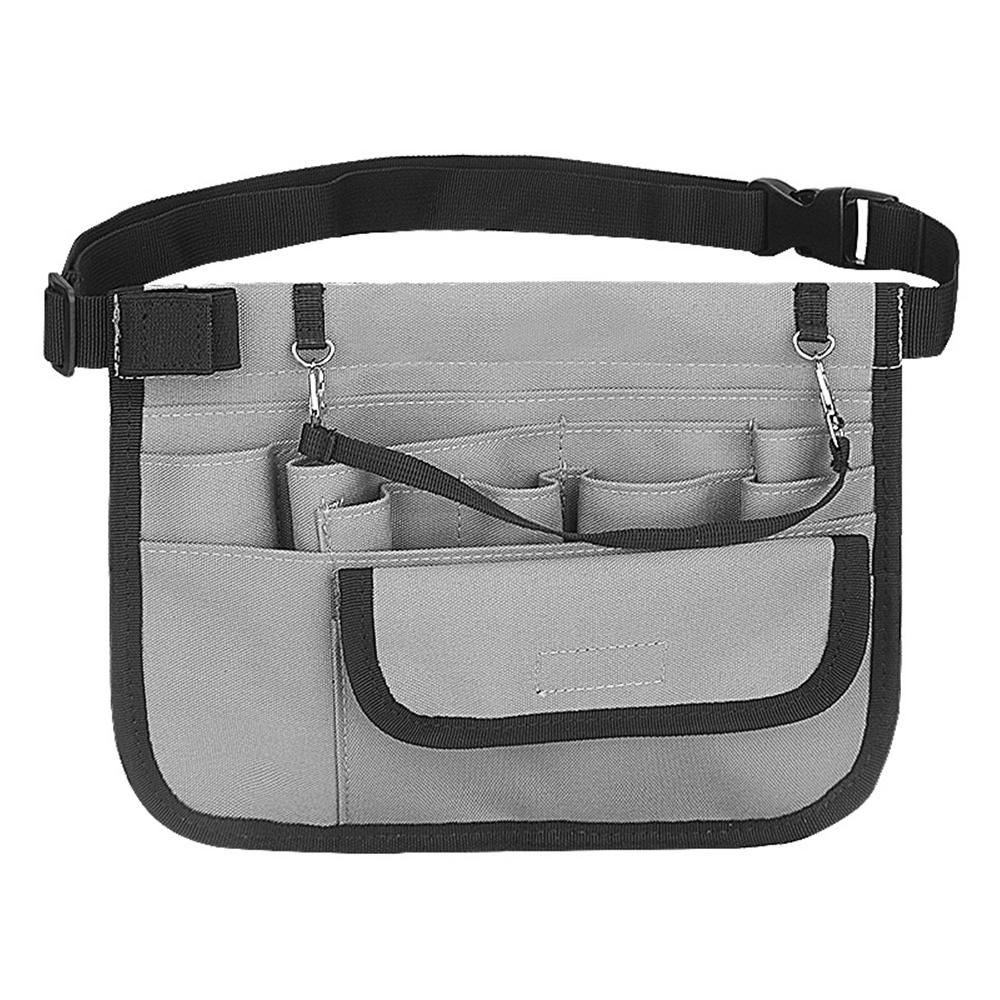 

Fanny Pack Multi-layer nurse tool storage bag nurse waist bag supply toolkit doctor nurse treasure portable waist bag Organizer сірий колір