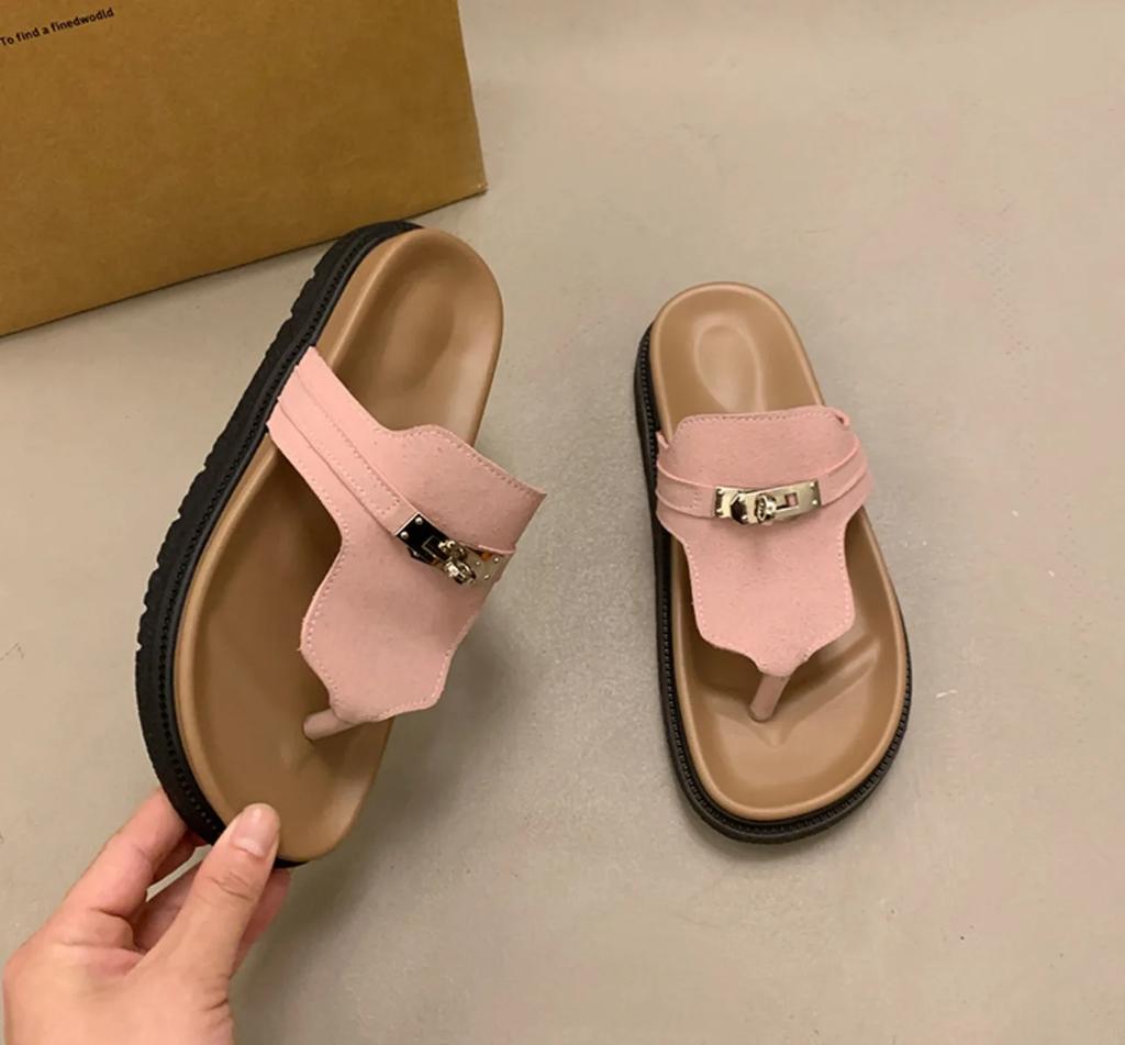 Fashion Women Slippers Flats Sandals Summer Shoes 2025 New Casual Trend Woman Flip Flops Sport Slingback Shoes Slides Mujer Sandalias