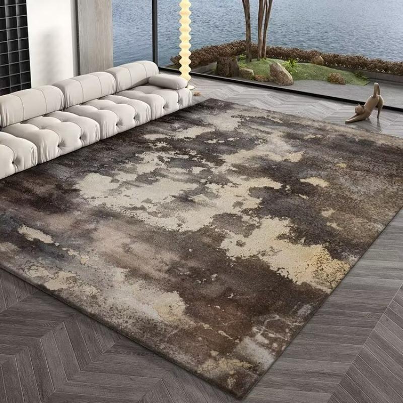 

Абстрактный Современный Стиль Украшение Дома Ковер Большого Размера Ковер для Гостиной Нескользящие Моющиеся Коврики для Спальни Легкая Роскошь Напольные Коврики 60*90cm
