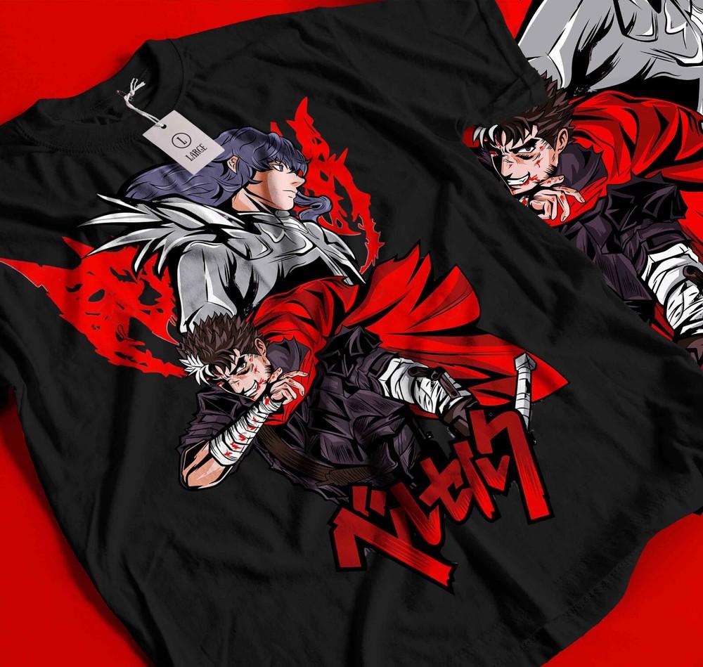 

Berserk Guts Shirt Skull Knight 90s T-Shirt Gatsu Tshirt All Sizes Anime Gift422 4XL