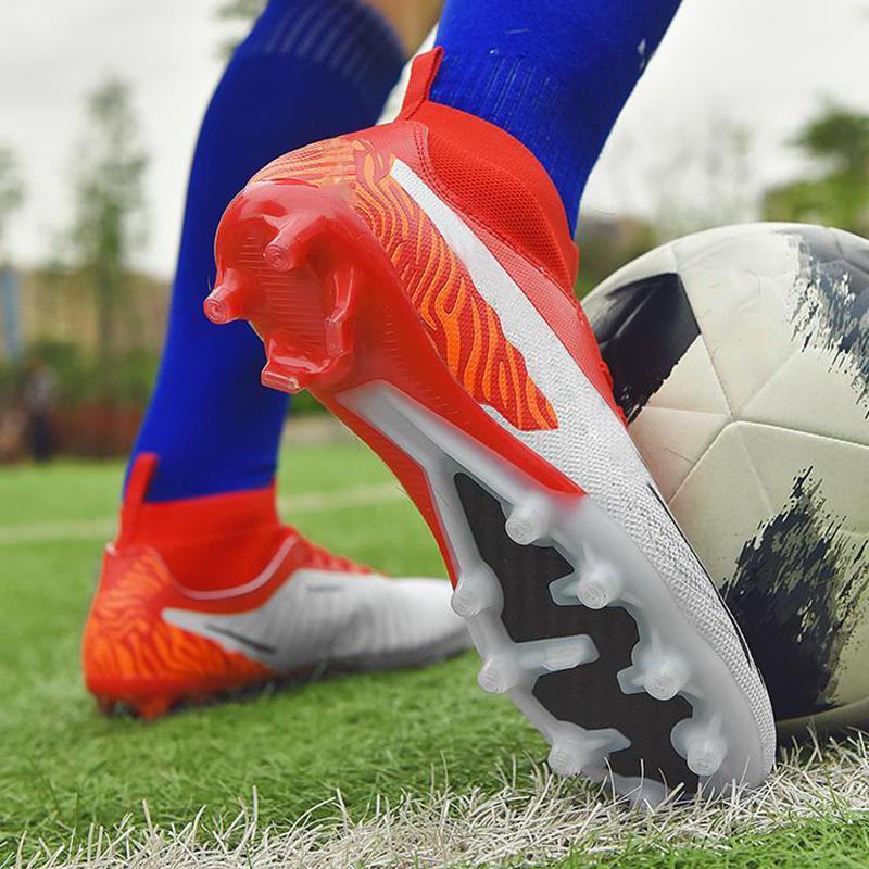 Футбольные бутсы унисекс с высоким берцем AG — фото 10