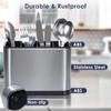 Large Capacity Kitchen Utensil Holder Multifunctional Spoon Fork Chopstick Holder