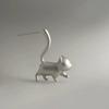 Cute Cat Earrings Animal Cat Stud Earring for Women Birthday Jewellery Gift Minimalist Cat Piercing Earrings Party Decor