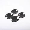 Coppa Maniglia Porta in Fibra di Carbonio Nera Lucida per Nissan Qashqai/Dualis 06-13